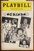 Grind Playbill Signed Autograph Signatures Marion Ramsey, Joey Faye, Timothy N +