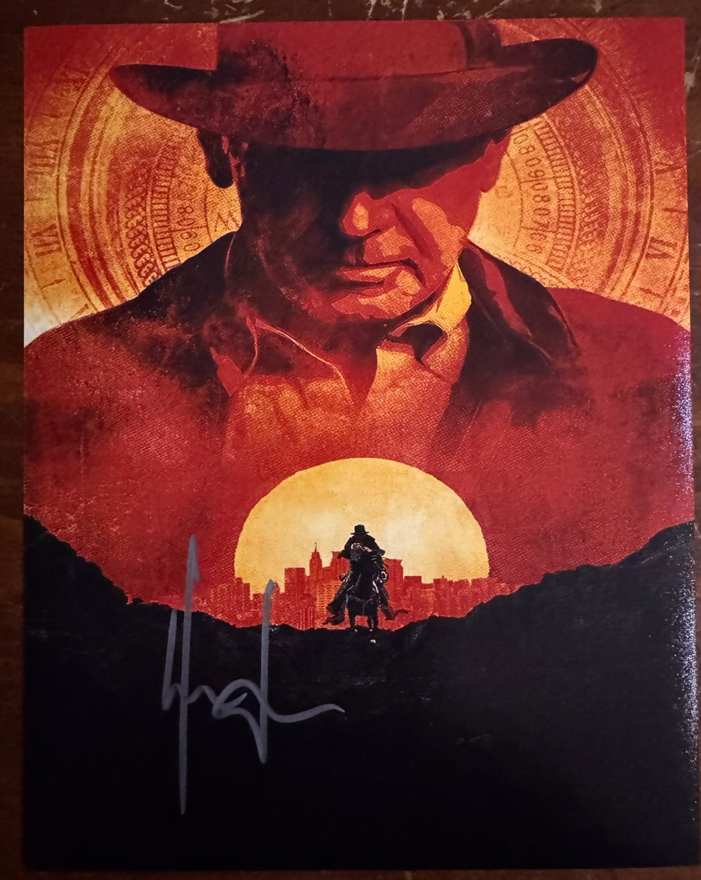 Harrison Ford Indiana Jones Signed Autographed 8x10 Matte Photograph COA