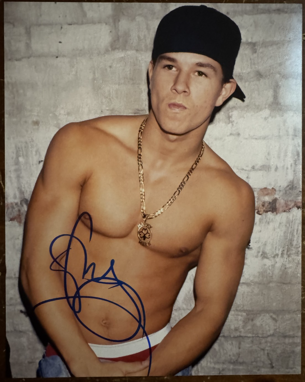 Mark Wahlberg Marky Mark Signed Autographed Signature 8x10 Matte Photograph COA