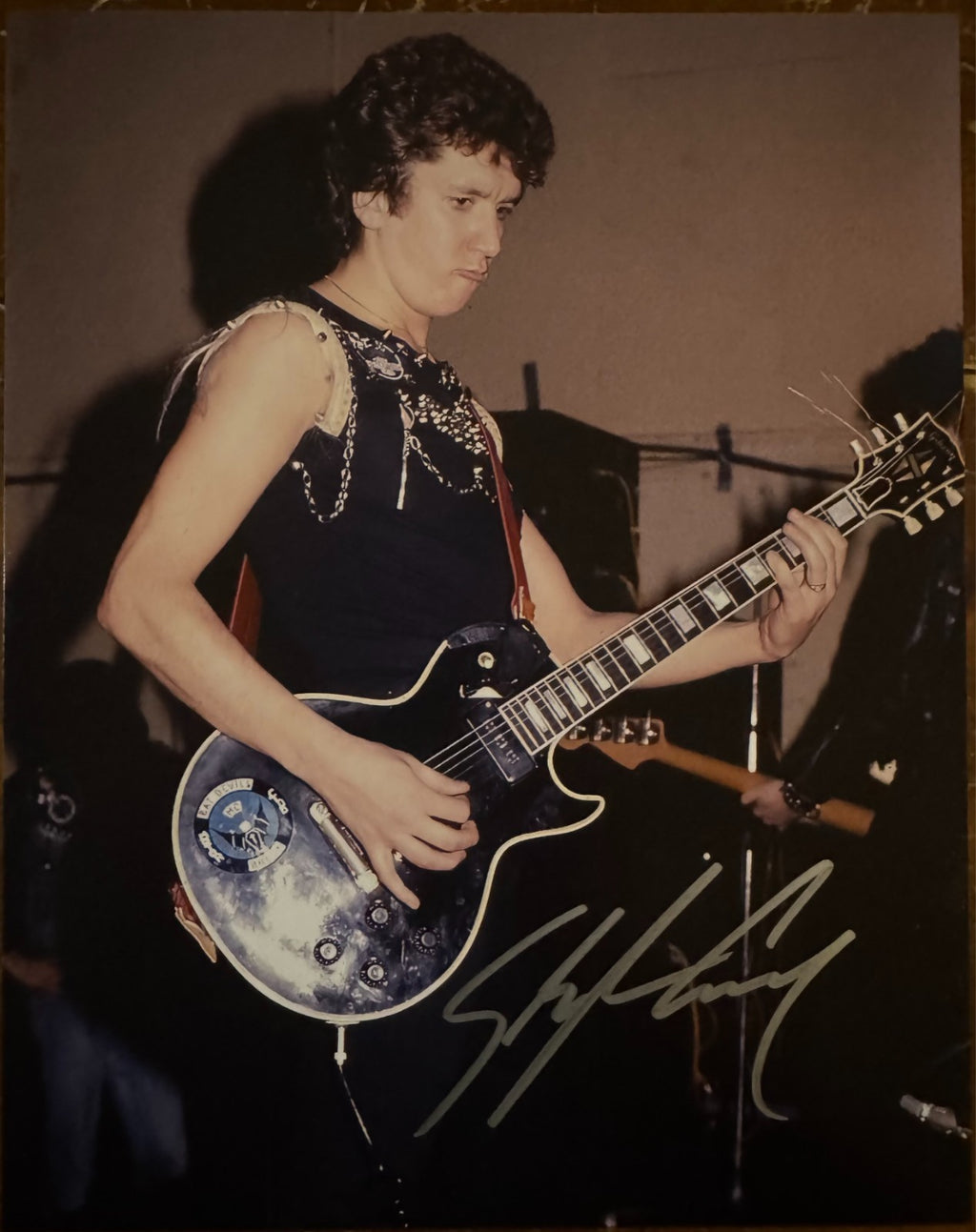 Steve Jones Sex Pistols signed Autographed Signature 8×10 matte Photograph COA - Northwest Cascade Collectibles