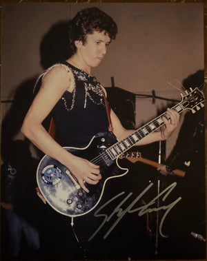 Steve Jones Sex Pistols signed Autographed Signature 8×10 matte Photograph