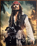 Johnny Depp Pirates of the Caribbean Signed Autograph Signature 8x10 Matte COA
