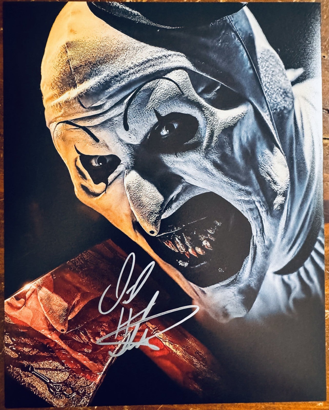 David Howard Thornton Terrifier Signed Autographed 8x10 Matte Photograph COA