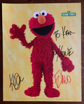 Tickle Me Elmo Kevin Clash Signed Autograph Signature 8x10 Color Glossy Photo