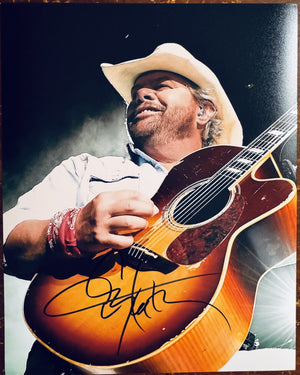 Toby Keith Signed Autographed Signature 8x10 Matte Photograph COA