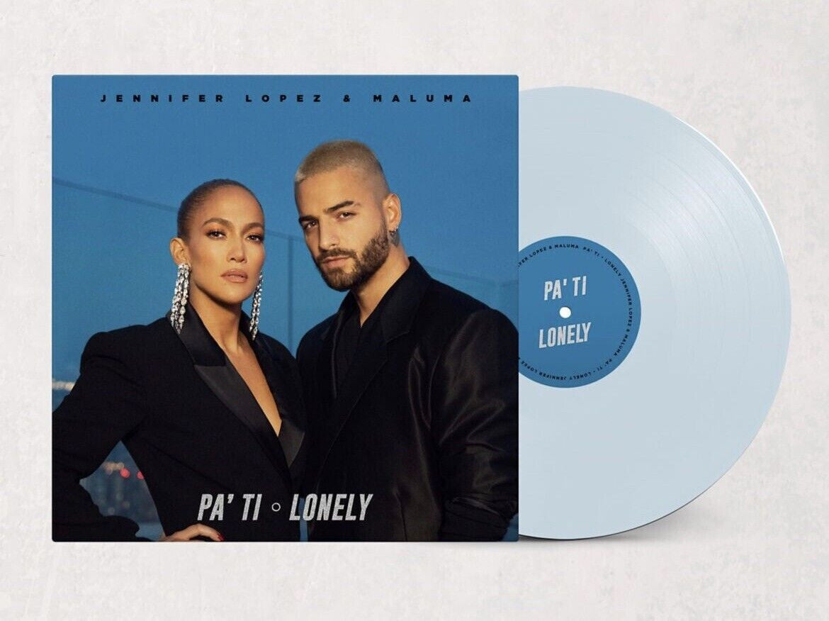 Jennifer Lopez & Maluma - Pa Ti / Lonely Exclusive Limited Clear Color Vinyl LP