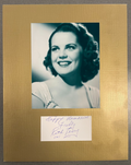Ruth Terry Signed Autograph Signature 8x10 Matte framed 3x5 Index Card