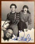 Mork & Mindy Signed Autograph Signatures 8x10 Robin Williams & Pam Dawber Photo