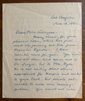 Stephen French Whitman Signed Vintage letter dated 1921 - historical topic RARE