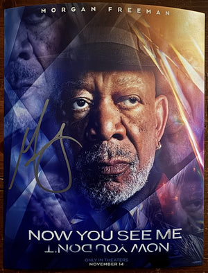 Morgan Freeman Signed Autographed Signature 8x10 Matte Now You See Me Photo COA