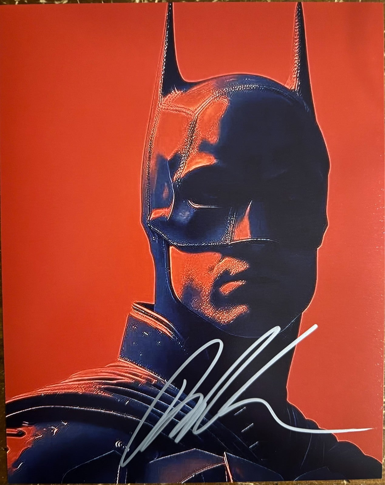 Robert Pattinson The Batman Signed Autograph Signature 8x10 Matte Photograph COA