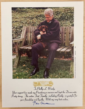 Bill Clinton Signed Autograph 8x10 Official Photograph
