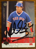 Manny Ramirez Signed Autograph Signature Topps Gold Collectible Baseball Card