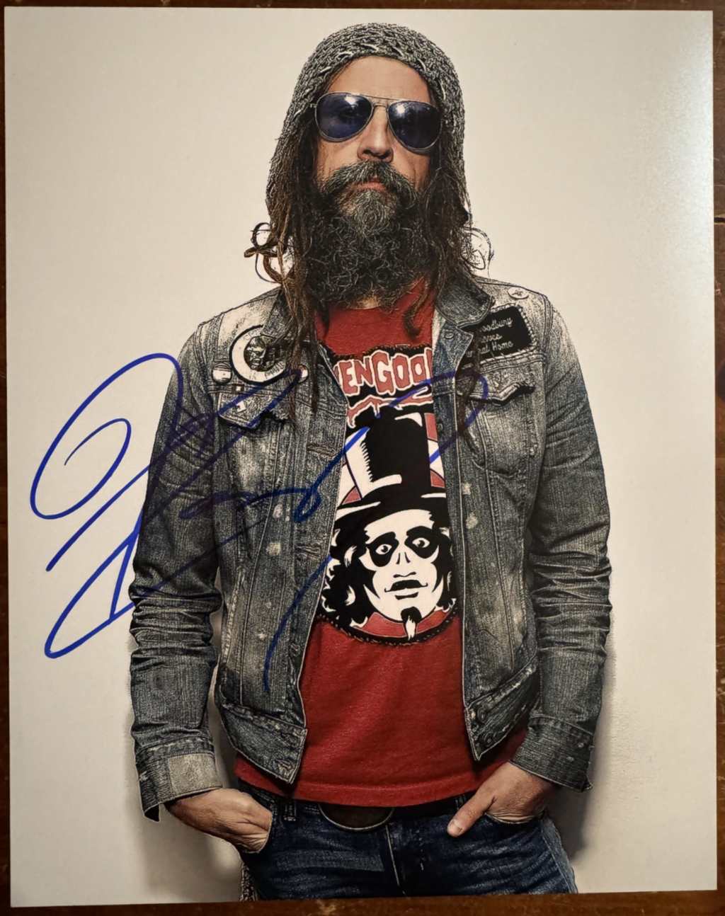 Rob Zombie Signed Autographed Signature 8x10 Matte Photograph COA