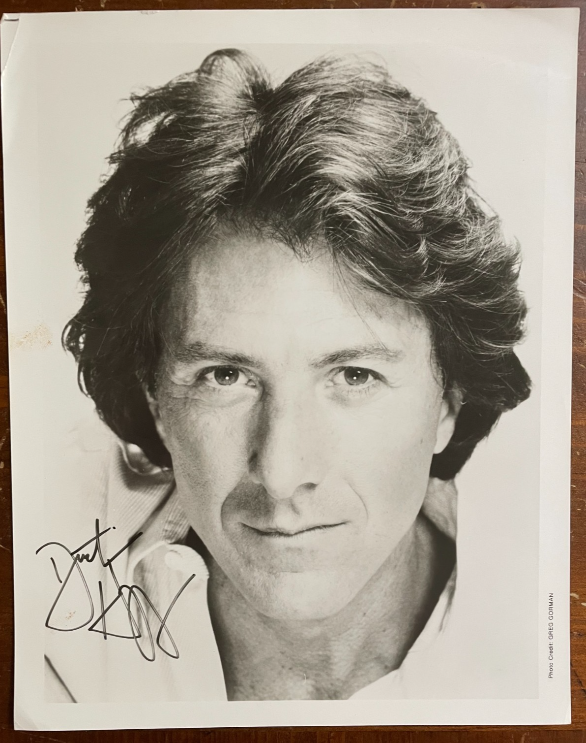 Dustin hoffman Signed Autograph Signature 8x10 B&W Glossy Photograph