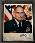 Gen Carl E. Vuono Signed 8x10 Photo ?.S. Army Chief of Staff Desert Storm