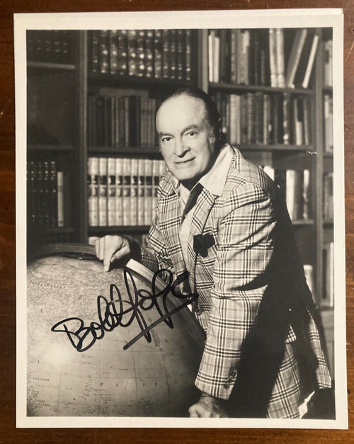 Bob Hope Signed Autograph Signature 8x10 Vintage B&W Photographs