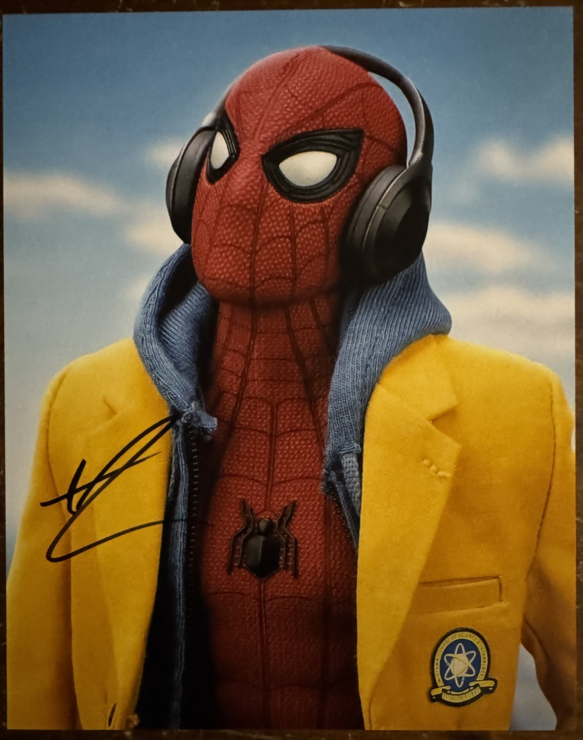 Tom Holland Spiderman Autographed Signature 8x10 Matte Photograph COA