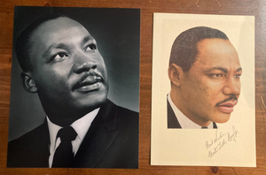 Martin Luther King Jr. Signed Autograph Signature 6.5 x 9.5 Vintage