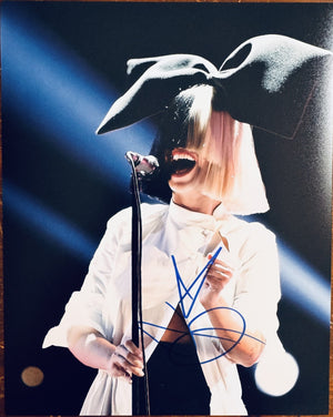 Sia Furler Signed Autographed Signature 8x10 Matte Photograph COA
