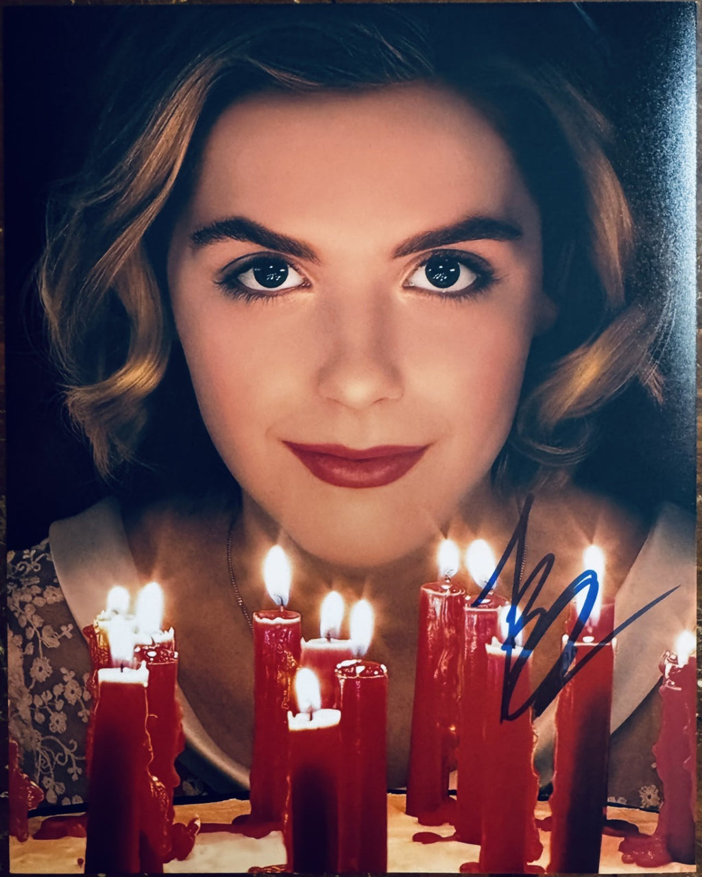 Kiernan Shipka Sabrina Signed Autographed Signature 8x10 Matte Photograph COA