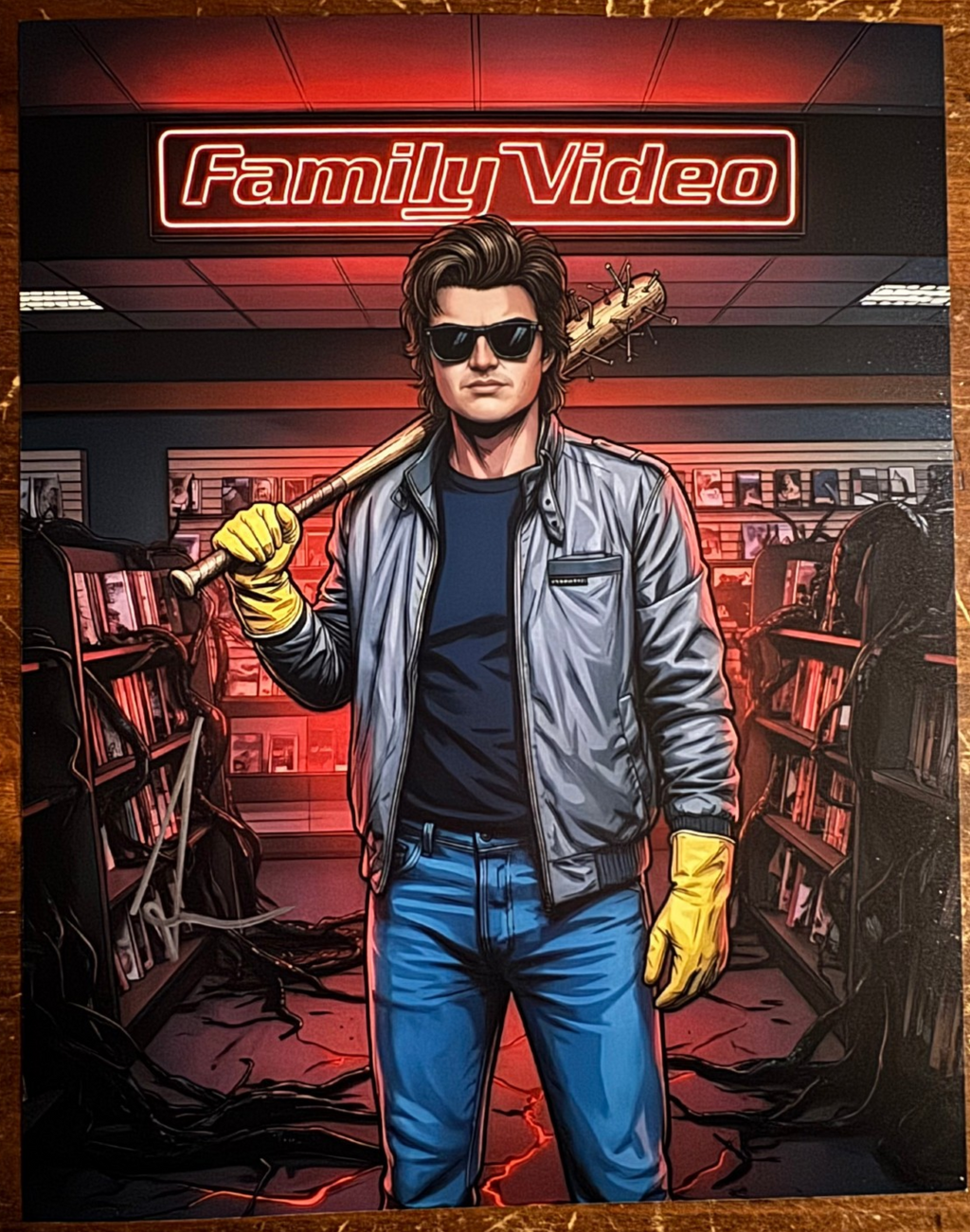 Joe Keery Steve Harrington Autographed Signature 8x10 Matte Stranger Things COA