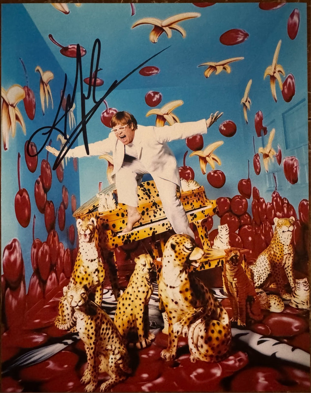 Elton John signed Autographed Signature 8×10 matte Photograph COA - Northwest Cascade Collectibles