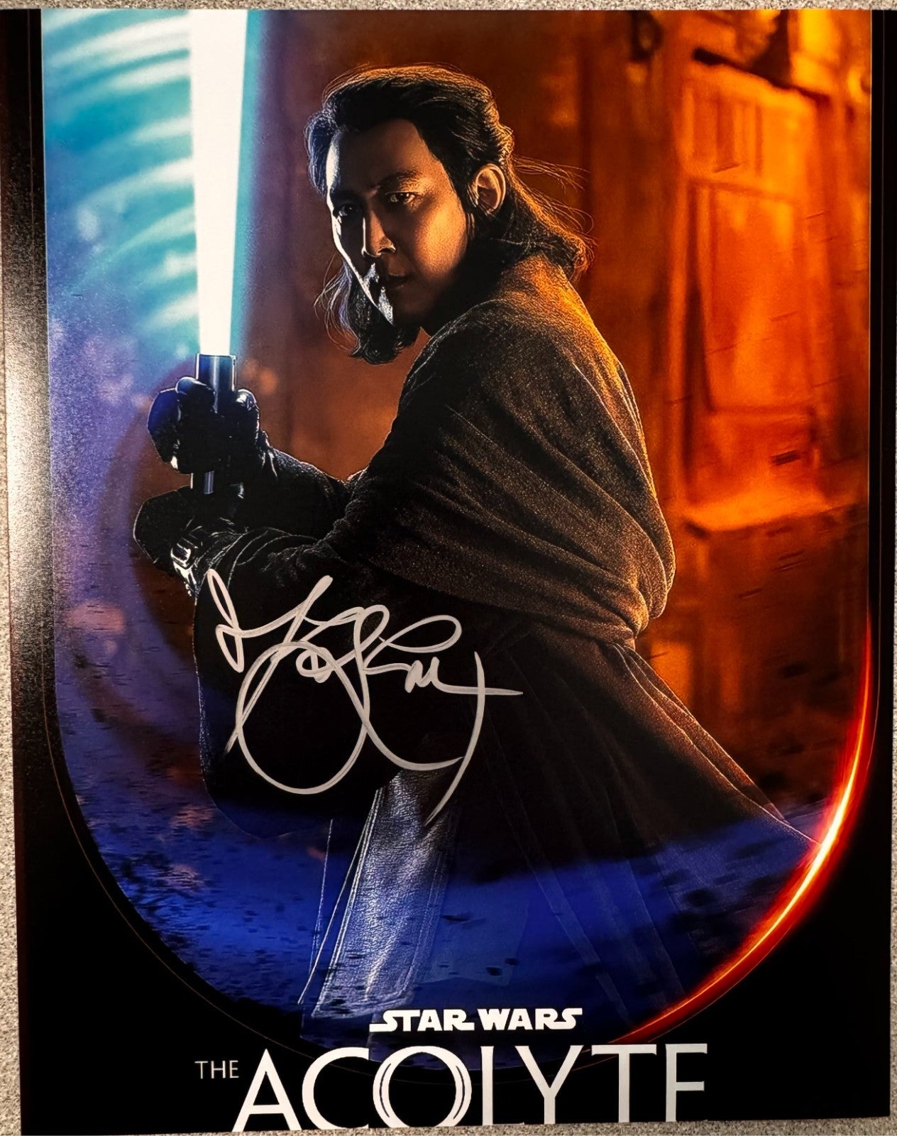 Jung Jae Lee Star Wars Signed Autograph Signature 8x10 Matte Photograph COA