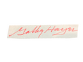 Gabby Hayes Signed Autograph Signature 3x.5 Vintage Cut Paper Western Legend