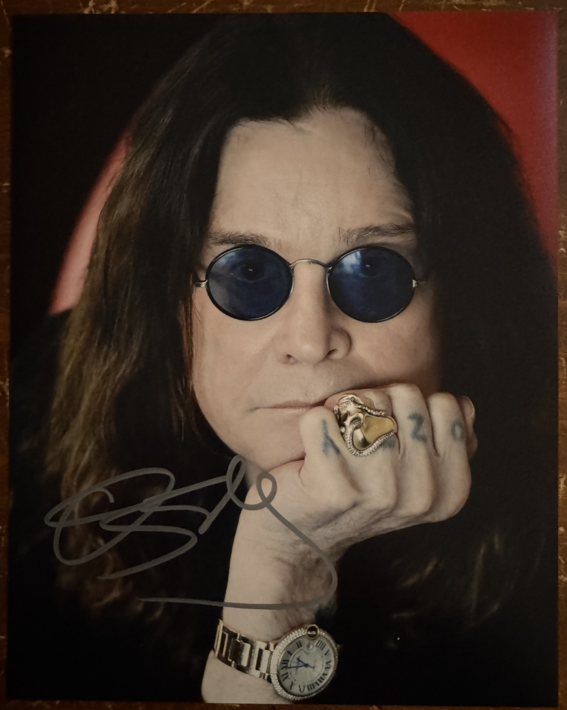 Ozzy Osbourne Autographed Signature 8x10 Matte Photograph COA