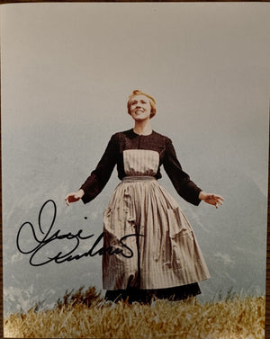 Julie Andrews Sound of Music Signed Autographed Signature 8x10 Matte Photo COA