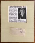 Sir Charles George Douglas Roberts Signed Autograph Matte Cut Vintage Signature