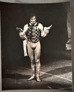 Rudolf Nureyev Solo Ballet Photo ?intage Beverley Gallegos NYC Print Rare
