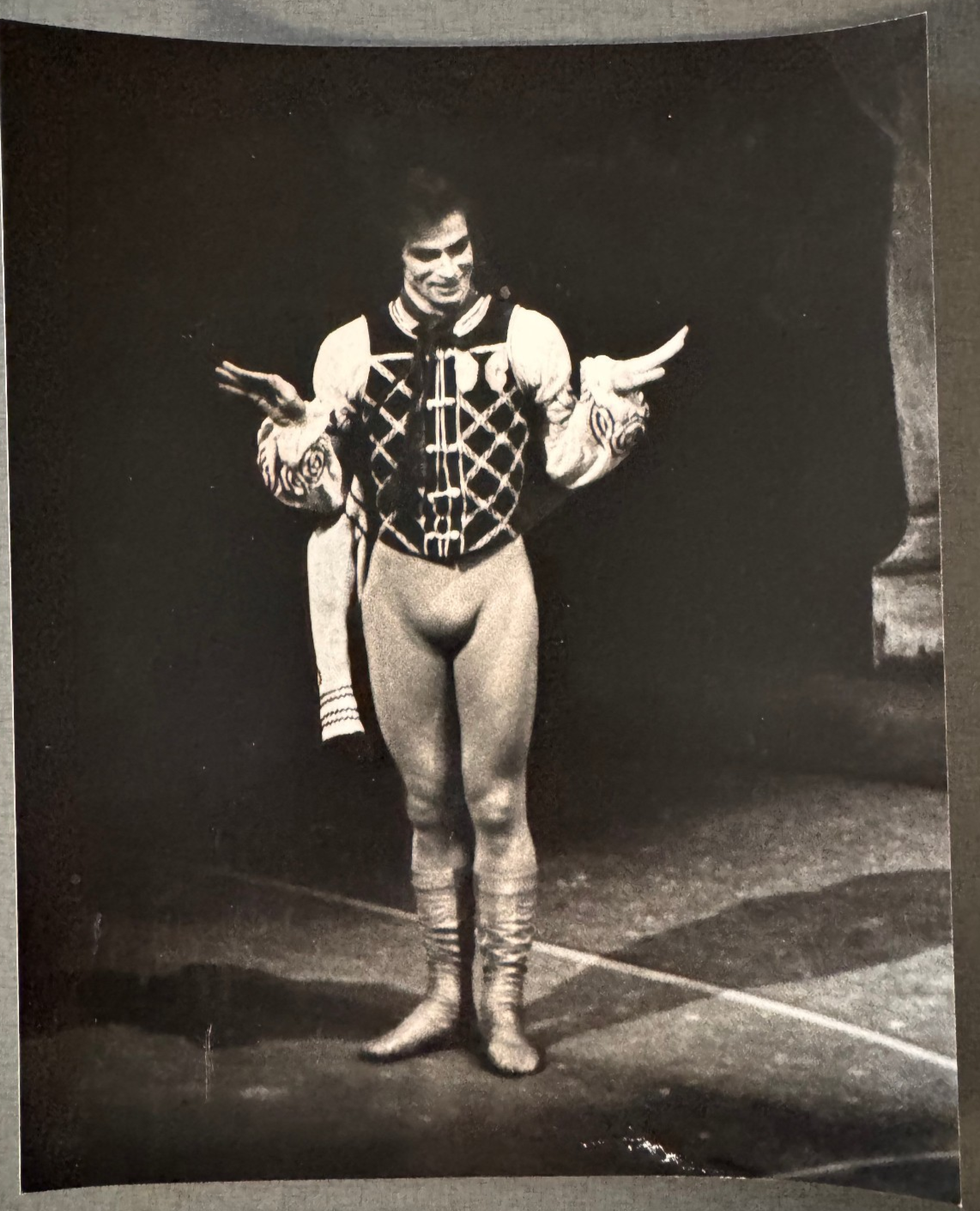 Rudolf Nureyev Solo Ballet Photo ?intage Beverley Gallegos NYC Print Rare