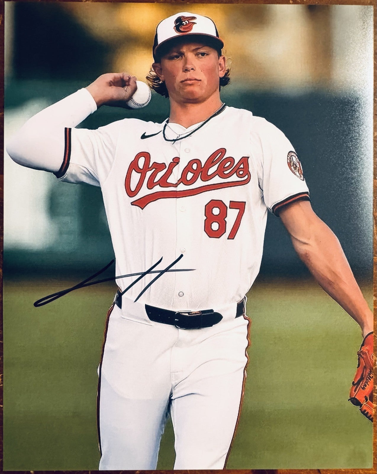 Jackson Holliday Signed Autographed Signature 8x10 Matte Photograph COA