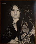 Jimmy Page Led Zeppelin Autographed Signature 8x10 Matte Photograph COA