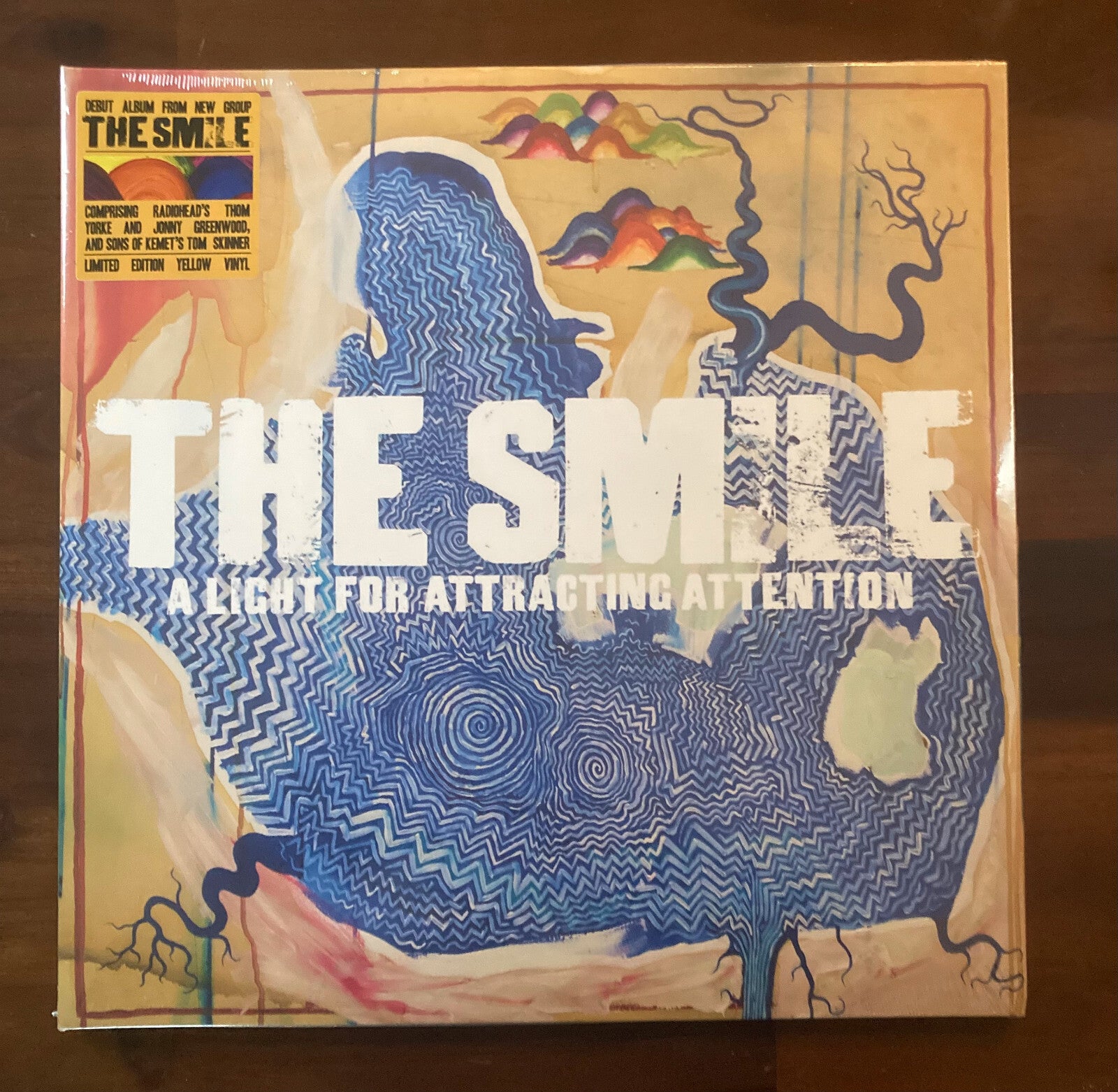The Smile A Light for Attracting Attention 2x YELLOW Colored VINYL LP Radiohead