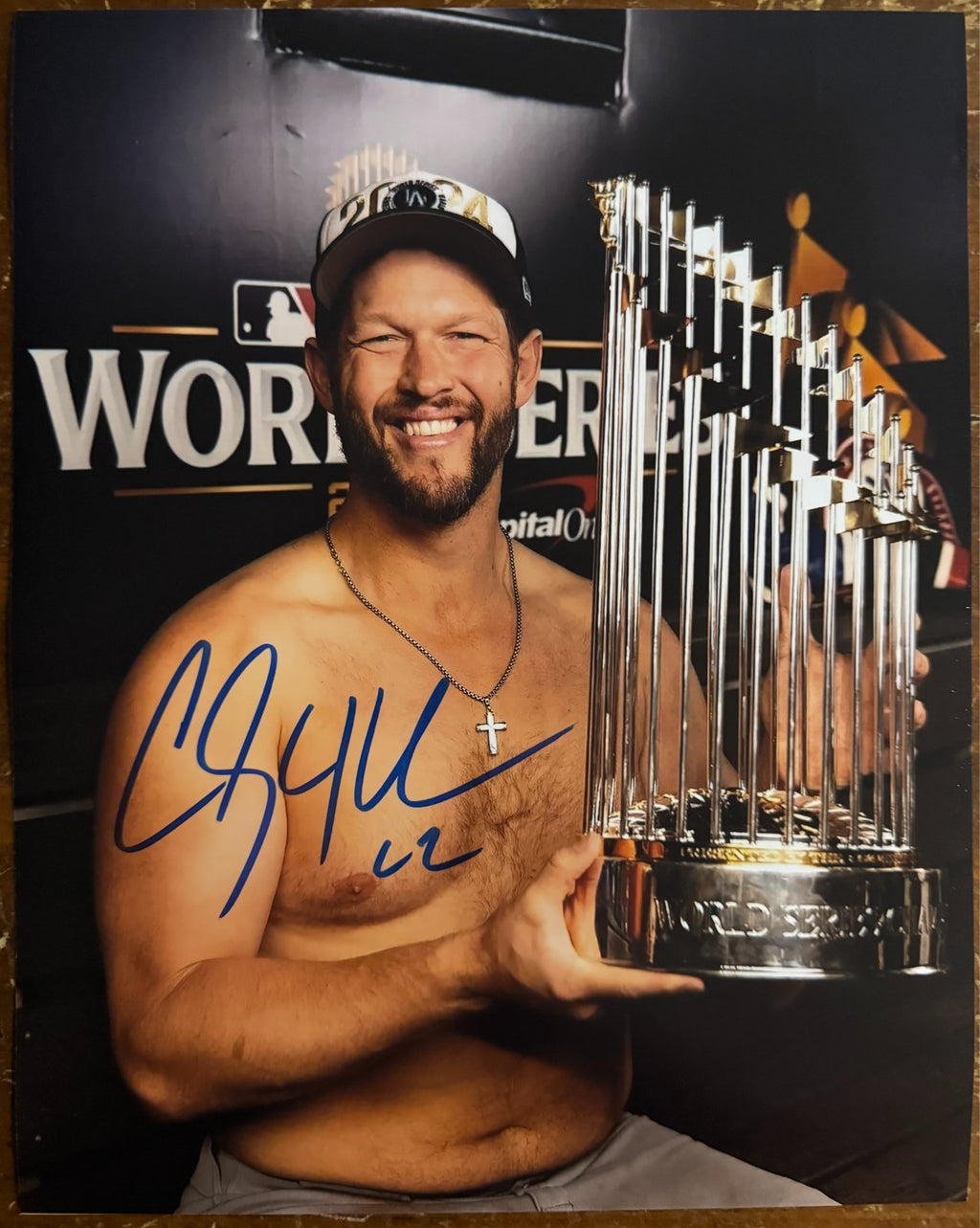 Clayton Kershaw LA Dodger Signed Autographed Signature 8x10 Matte Photograph COA
