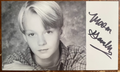 Mason Gamble Signed Autograph Signature 6x3.5 B&W Photograph Denise the Menace