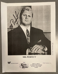 Mr. Perfect Signed Autograph Signature Signed Mecca Arena Event Poster 1992 RARE
