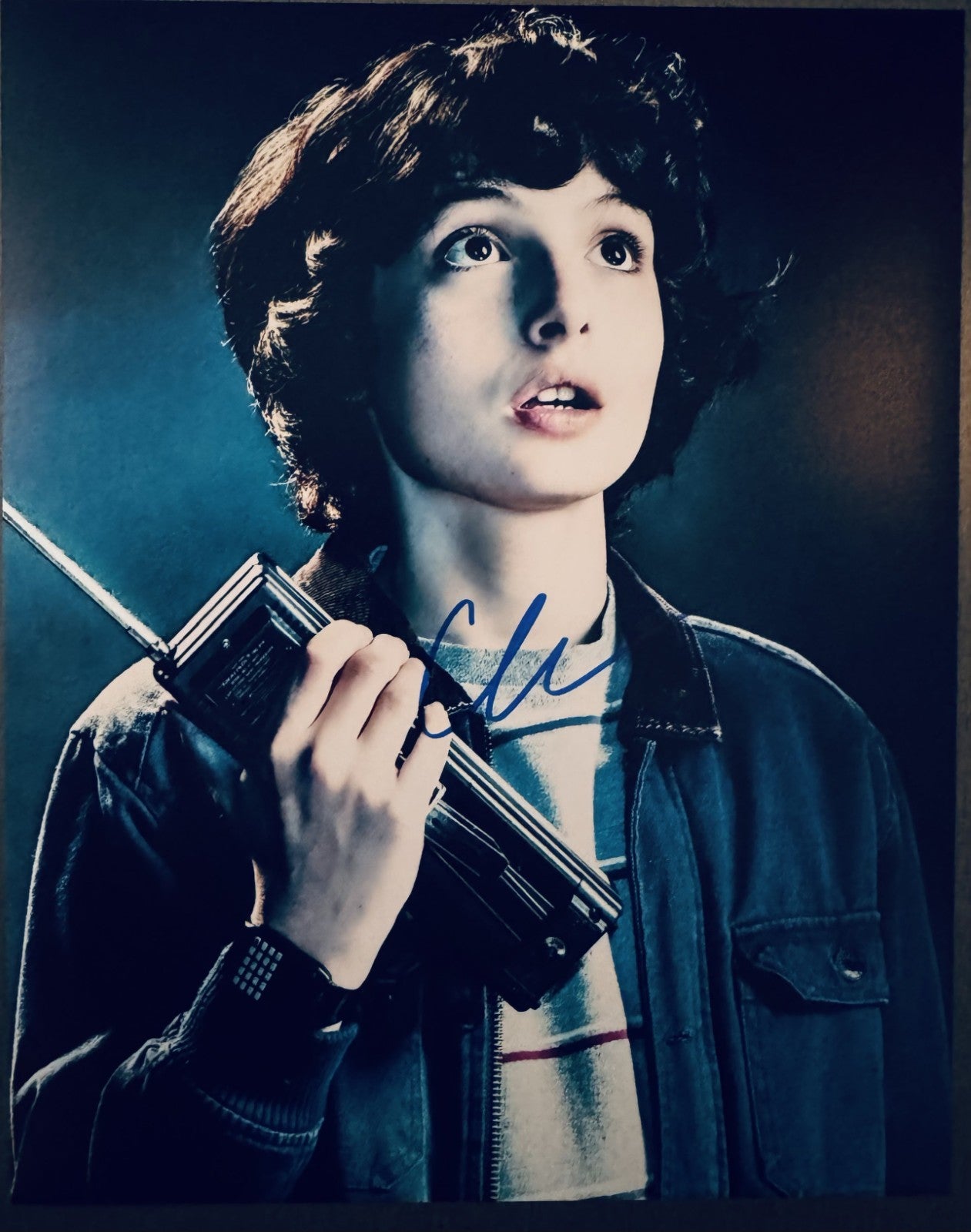 Finn Wolfhard As Mike Wheeler Stranger Things Signed Autographed 8x10 Matte COA