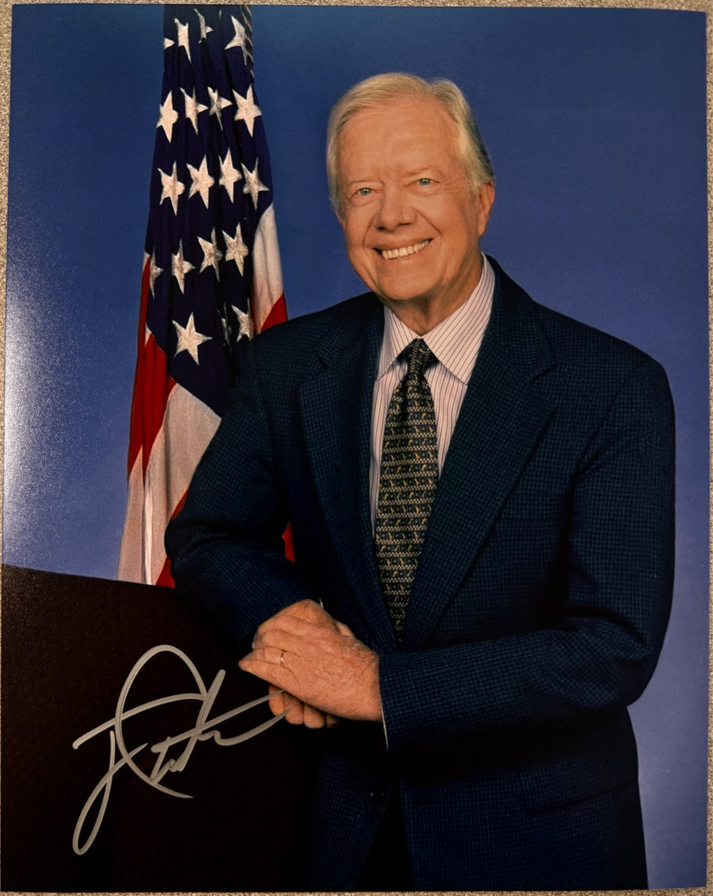 Jimmy Carter Signed Autograph Signature 8x10 Matte Photograph COA