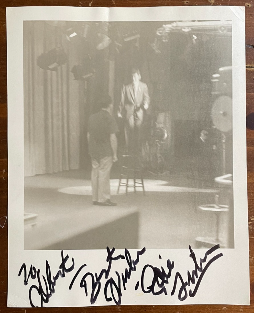 Eddie Fisher Signed Autograph Signature 8x10 Vintage B&W Glossy Photograph
