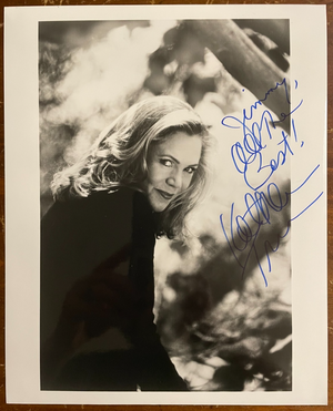 Kathleen Turner Signed Autograph Signature 8x10 B&W Glossy Photograph