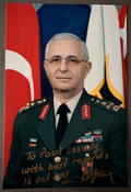 Oktar Ataman Signed 4x6 Photograph ?urkish Ambassador Diplomat Autograph