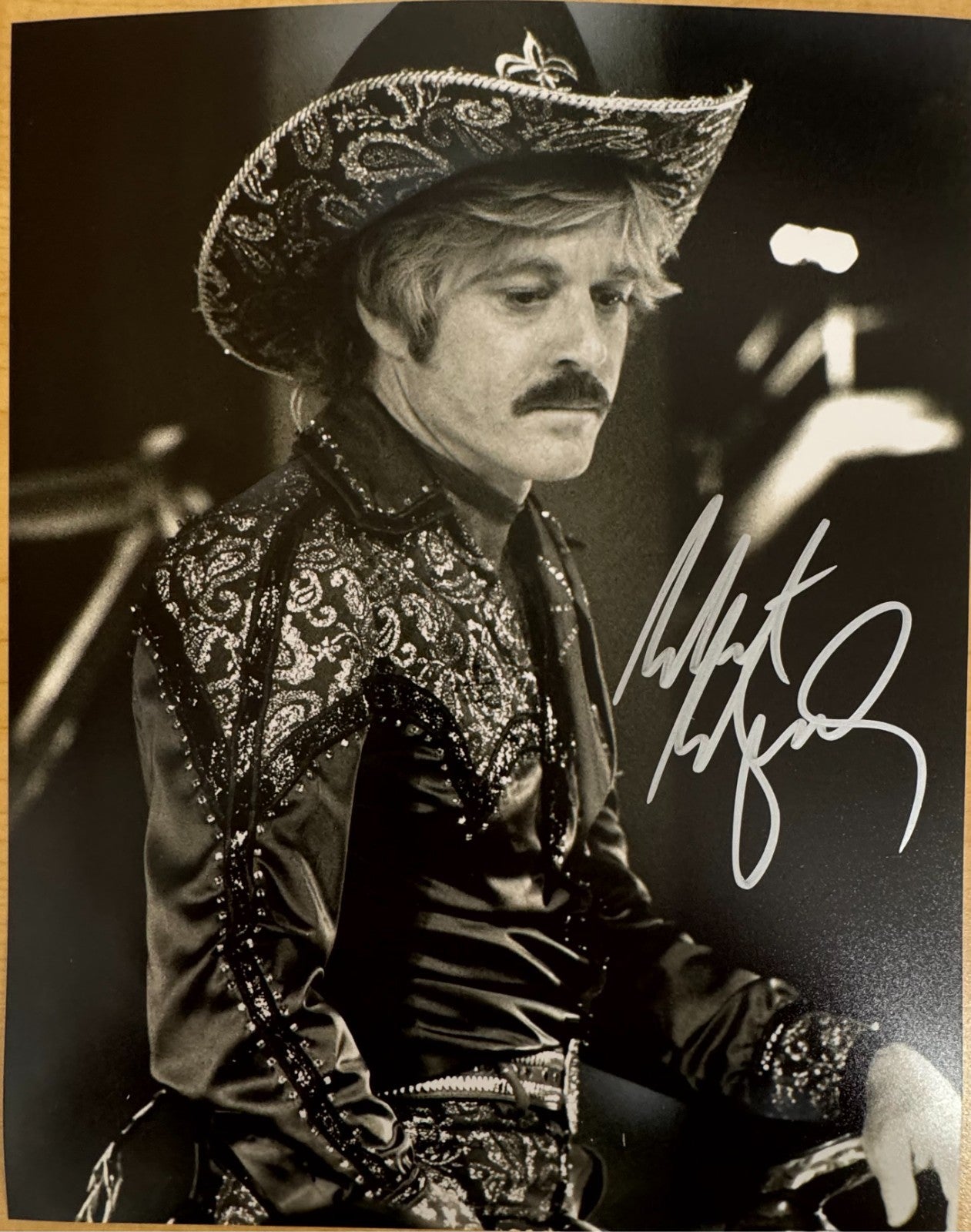 Robert Redford The Electric Horseman Signed Autographed 8x10 Matte Photo COA