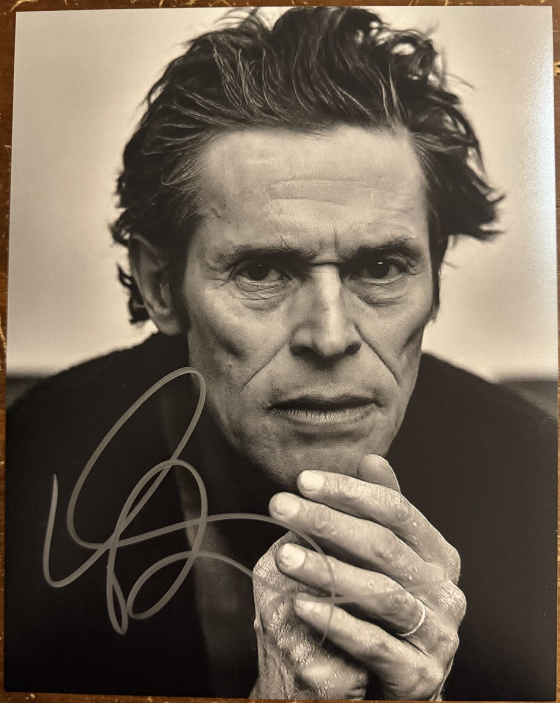Willem Dafoe Signed Autographed Signature 8x10 Matte Photograph COA