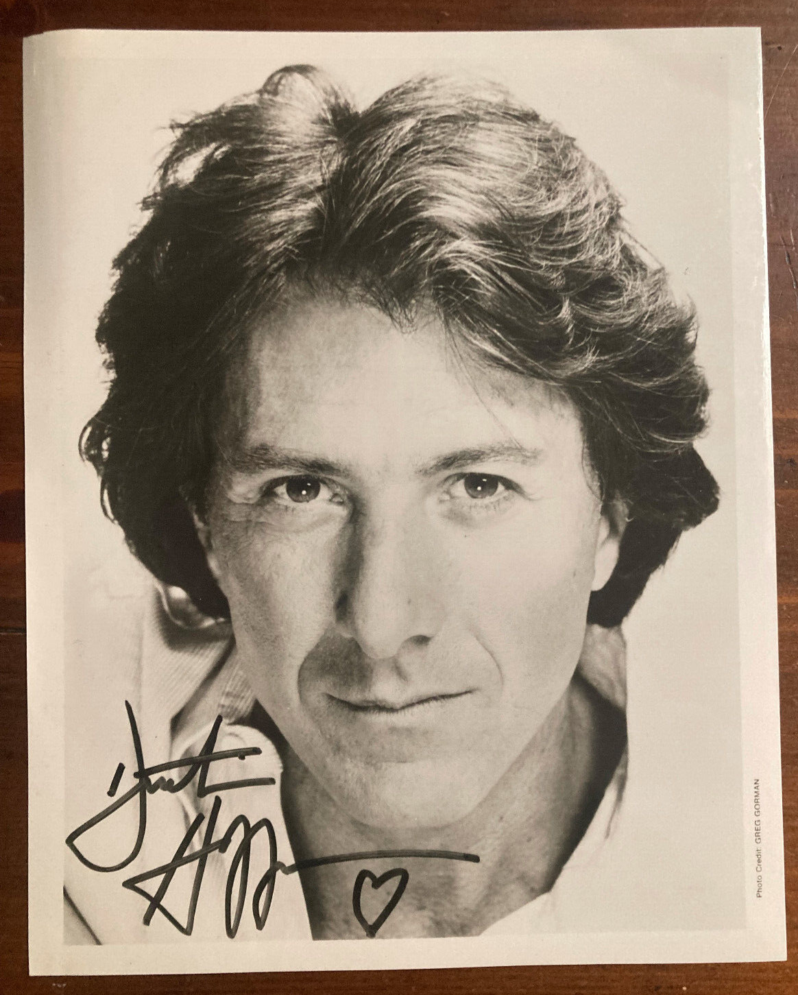 Dustin Hoffman Signed Autograph Signature 8x10 B&W Vintage Glossy Photograph
