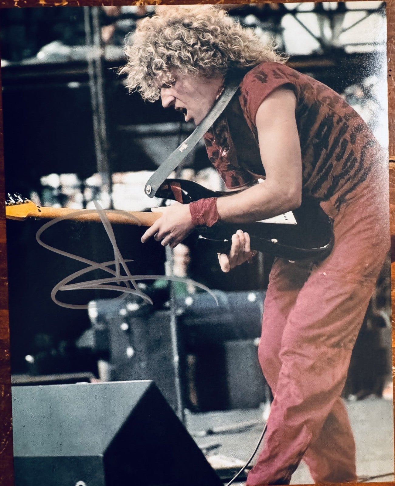 Sammy Hagar Van Hallen Signed Autographed Signature 8x10 Matte Photograph COA