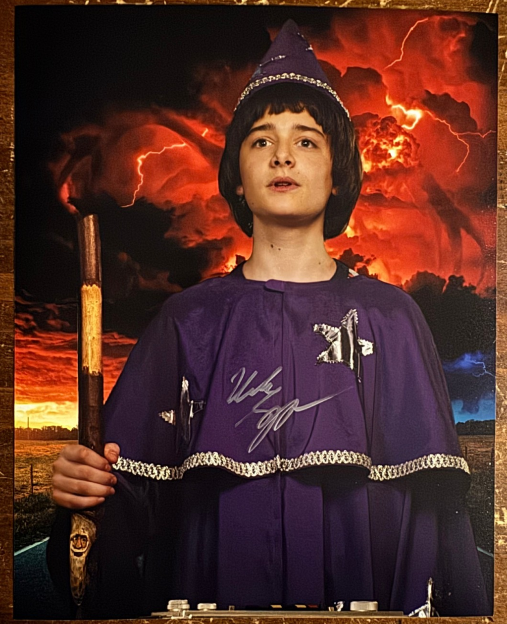 Noah Schnapp as Will Byers Autographed Signature 8x10 Matte Stranger Things COA